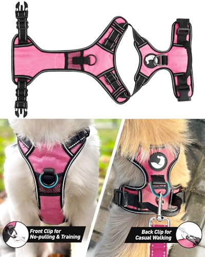 Joytale Dog Harness Small Dog No Pull Harness for Dogs with 2 Clips - Image 2