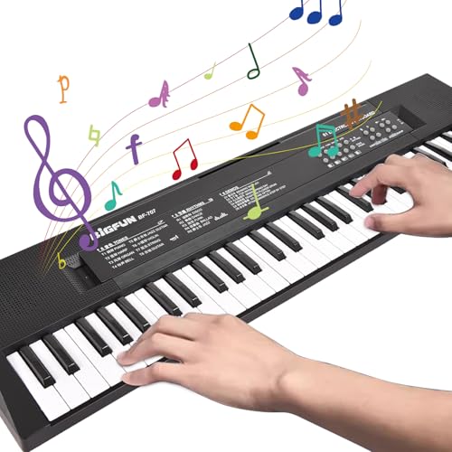 Hanzete 61 Touches Clavier Électronique Piano Double Haut-parleurs 8 Tons 5 Rythmes 5 Tambours Percussions 6 Démos Instrument de Musique avec Microphone 2 Mode Alimentation Portable Musique Piano - Les Beatles, Paul McCartney, John Lennon, RIngo Starr, George Harrison Hanzete 61 Touches Clavier Électronique Piano Double Haut-parleurs 8 Tons 5 Rythmes 5 Tambours Percussions 6 Démos Instrument de Musique avec Microphone 2 Mode Alimentation Portable Musique Piano – Image 6