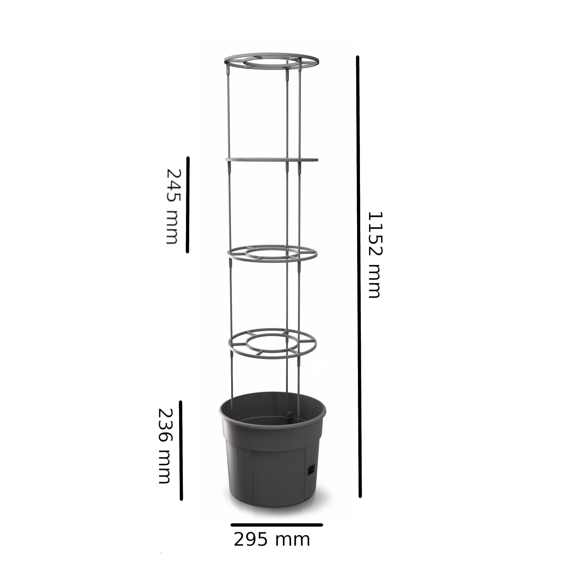 botle Juego de 6 macetas para tomates, 12 L, para tomates, maceteros de 12 L, para tomates, macetas, verduras, lavado de tomates
