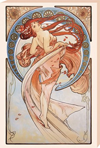 Poster Alphonse Mucha danse classique tableau mural géant idéal comme idée cadeau d'exception