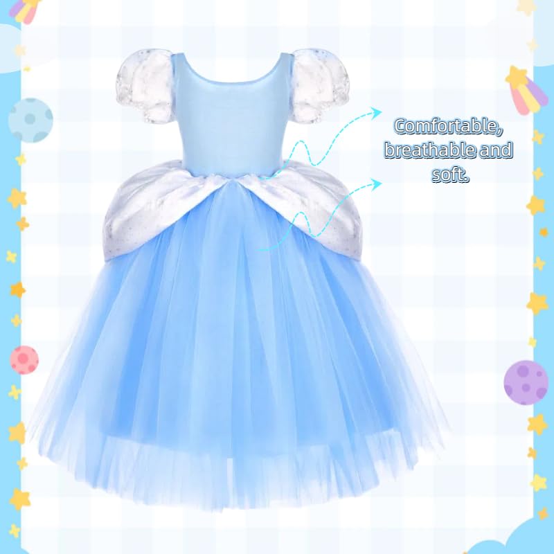 Disfraz Completo de Princesa Cenicienta para Niñas Talla 3T miniatura 5