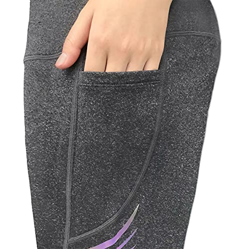 HUGE SPORTS Warme dameslegging met zak, hoge taille, ondoorzichtig, winter, fleece, sportbroek, fitness, hardlopen, yogabroek - Image 8