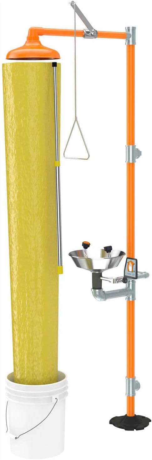 Guardian Equipment AP250-005 Emergency Shower Test Chute Kit with Pail