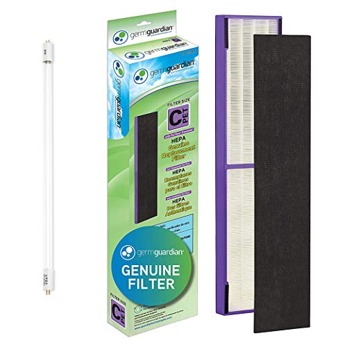 Holiday Deals on Air Purifiers: Top Replacement Filters and Bundles Savings 5 GermGuardian LB5000 Genuine UV-C Replacement Bulb with Germ Guardian FLT5250PT True HEPA Genuine Air Purifier Replacement Filter C