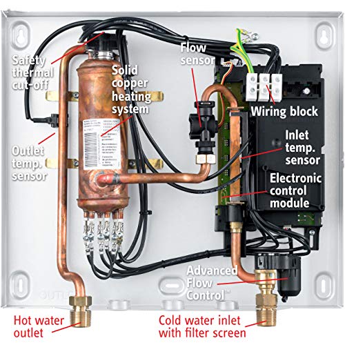 Stiebel Eltron Tankless Heater – Tempra 12 Plus – Electric, On Demand Hot Water, Eco, White Stiebel Eltron Tankless Heater – Tempra 12 Plus – Electric, On Demand Hot Water, Eco, White
