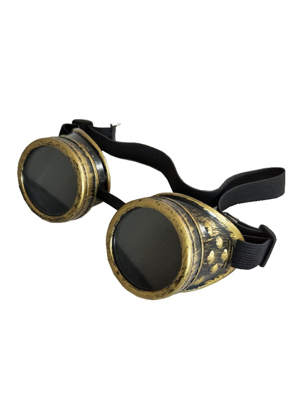 Ulalaza Vintage Steampunk Goggles Glasses Victorian Retro Cyberpunk Gothic Cosplay — image 1