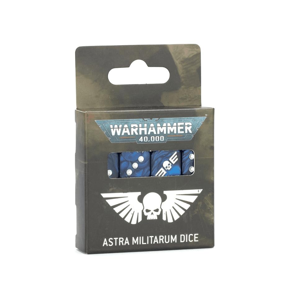 Warhammer 40K Astra Militarum Dice : Amazon.ca: Toys & Games