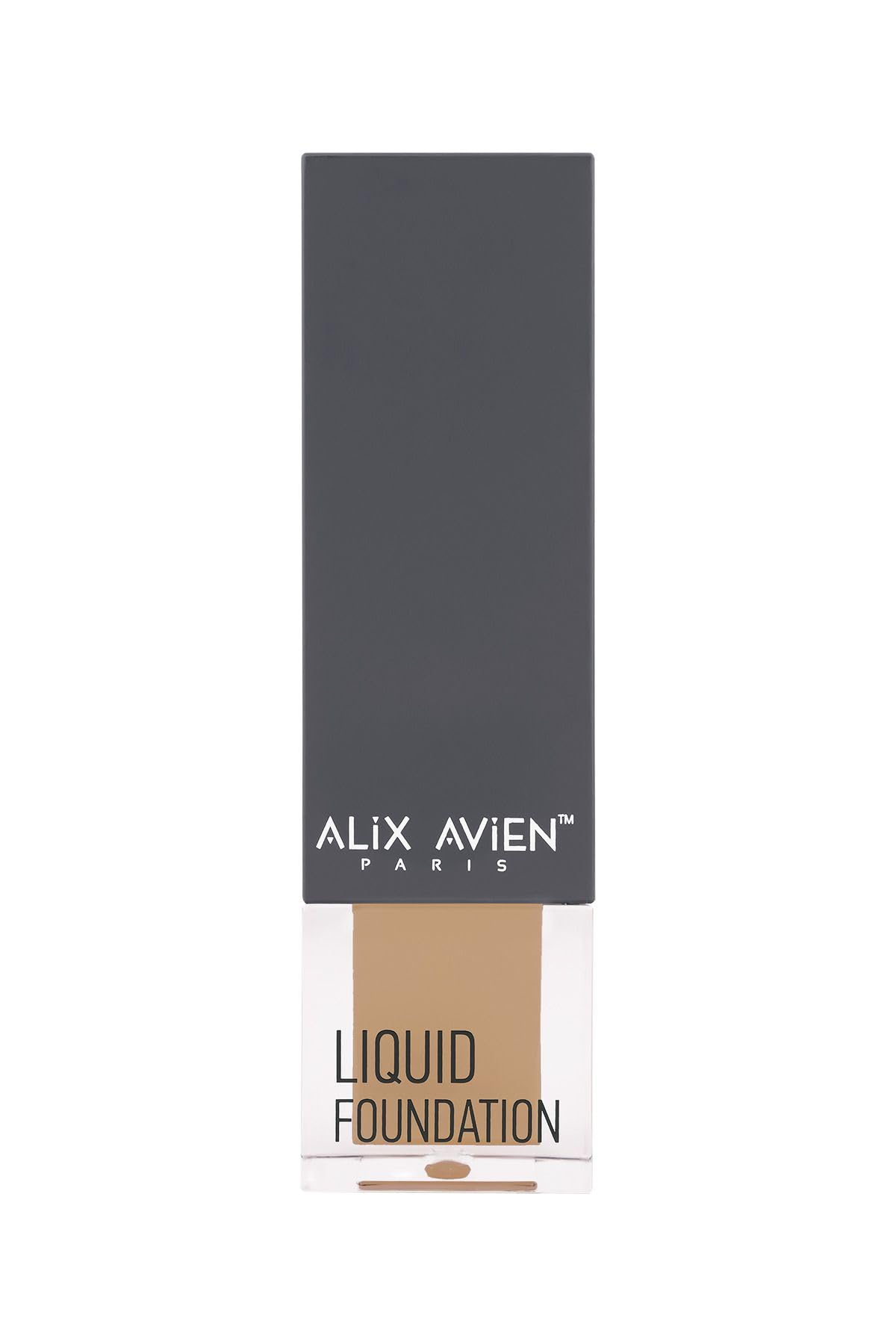 ALIX AVIEN Güneş Koruyucu Spf35 Nemlendirici Etkili Kremsi Likit Fondöten - Liquid Foundation 307 True Sand