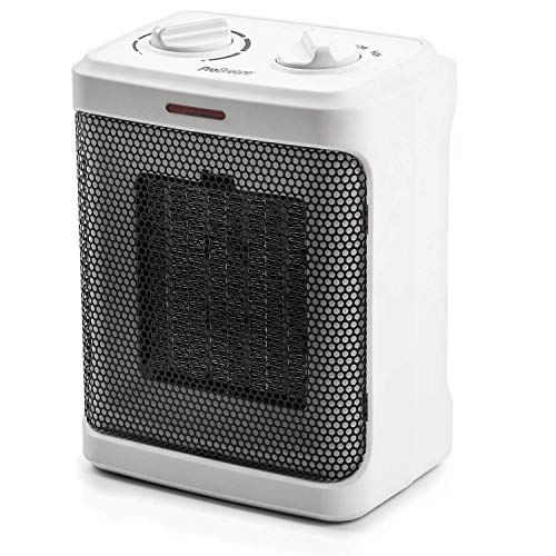 Pro Breeze Space Heaters Black & White – 1500W Electric Heaters With 3 Operating Modes And Adjustable Thermostat - Room Heaters For Bedroom, Home, Office And Under Desk #TOP1