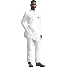 African Clothes for Men Classic Dashiki Suits 2 Piece