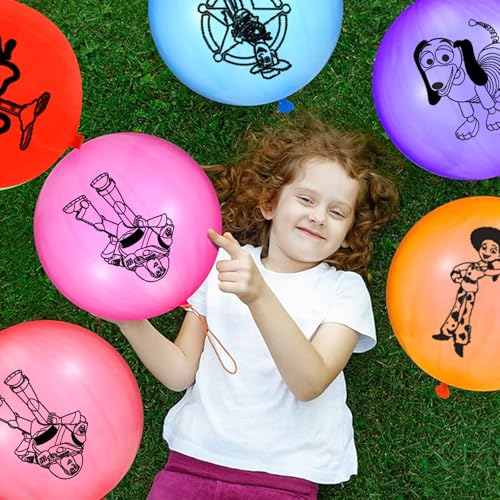 Meedywow MEEDYWOW10 30 Pcs Toy Inspired Story Punch Balloons Party Favors For Bounce Balloons, Toy Inspired Story Birthday Party Supplies thumb #3