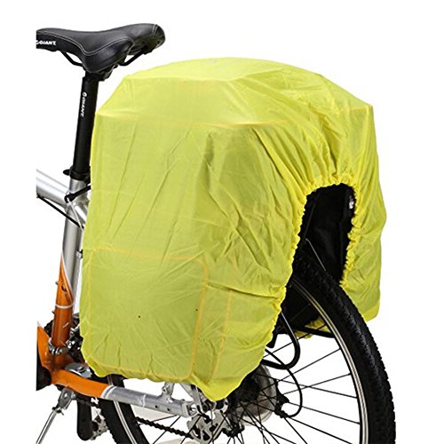 COTEetCI Bicycle Rear Rack Bag Bike Trunk Bag Rain Cover-Green