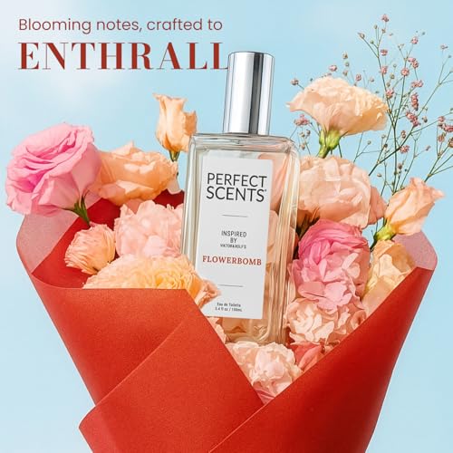 Image of Perfect Scents Fragrances | Inspired by V&R's Flowerbomb | Women's Eau de ToileƩe | Vegan, Paraben, Phthalate Free | Never Tested on Animals | 3.4 Fl Oz