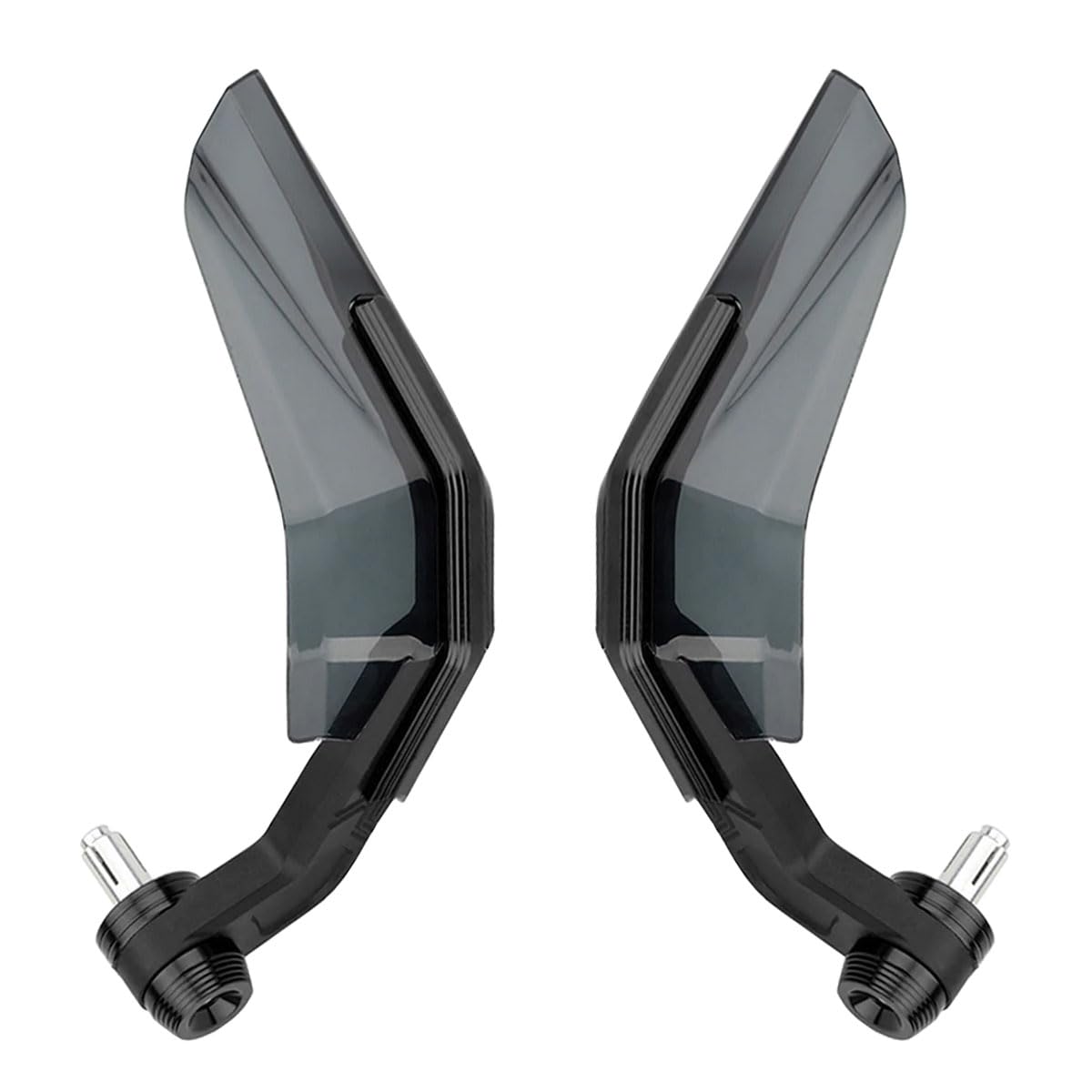 Protège-mains de Guidon de Moto 7/8 Pouces Protecteurs de mains Coupe-vent pour Guidon de moto 22mm Protecteur de Guidon Déflecteur de Vent Bouclier Main Guidon Noir