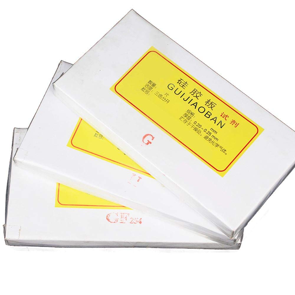 DONLAB High Efficient G Type 5x15cm (20/Box) Glass Backed, Classical Silica TLC Plate