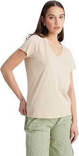 Lee SS V Neck V Yaka T-shirt Tişört Kadın