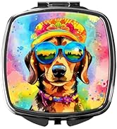 Caroline's Treasures Schnauzer Sticky Note Holder - Refillable Memo Pad Dispenser With Dog Artwork