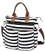 Diaper Bag for Baby By Zohzo - Diaper Tote Bag With Changing Pad, Insulated Pockets, Wipes Pocket, Waterproof Material, Stroller Straps, and Shoulder Strap Diaper Bags