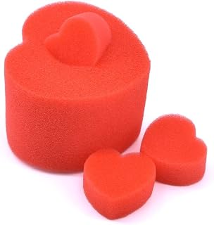 MOMOMAGE 1 Set Sponge Hearts Magic Trick Stage Close up Street Trick Illusion Appearing Props Funny