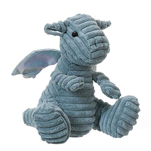 Image of Apricot Lamb Toys Plush Corduroy Blue Dragon Dinosaur Stuffed Animal Soft Cuddly Perfect for Child (Corduroy Dragon,8.5 Inches)