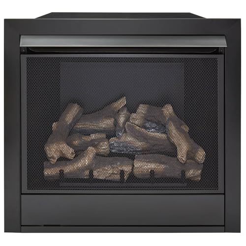 Duluth Forge Dual Fuel Ventless Gas Fireplace Insert, Remote Control, 9 Fire Logs, Use with Natural Gas or Liquid Propane, 32000 BTU, Heats up to 1500 Sq. Ft., Black - Image 13