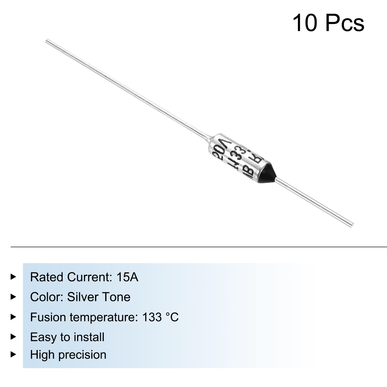 QUARKZMAN 20 Stück Metall Temperatur Sicherung RY192 192 °C 377,6 °F