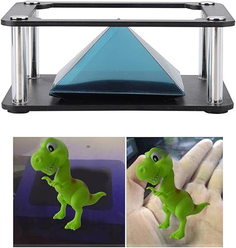 Miniatura 4 de Proyector de soportes de pirámide de pantalla holográfica 3D, holograma de teléfono inteligente móvil de 3.5-6 pulgadas, para exhibición de