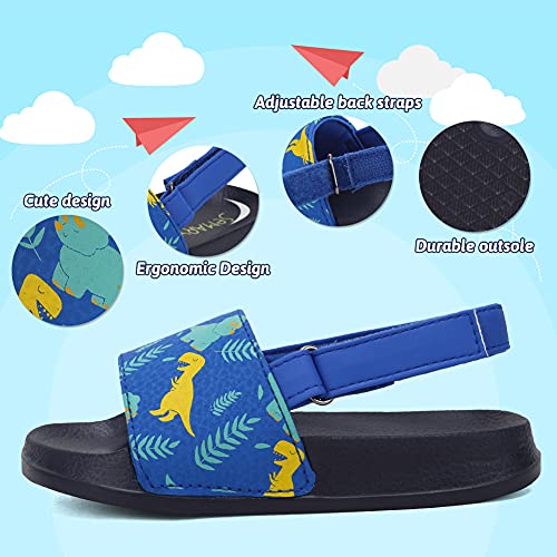 FANTURE Toddler Boys & Girls Slides Sandals Beach/Pool Slippers Non-Slip Kids Water Shoes4