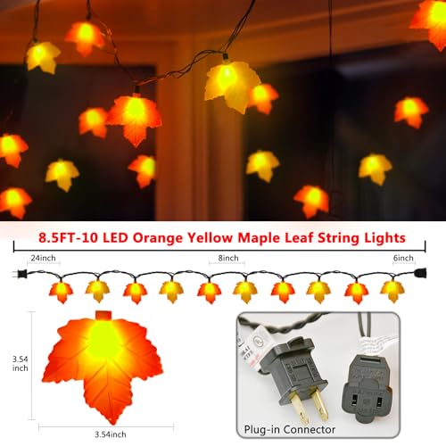 Indoor-Thanksgiving-Fall-String-Lights-85ft-with-10-3D-Orange-Yellow-Leaf-Lights-Plug-in-for-Home-Indoor-Bedroom-Autumn-Party-Harvest-Fall-Decorations Indoor Thanksgiving Fall String Lights 85ft with 10 3D Orange Yellow Leaf Lights Plug in for Home Indoor Bedroom Autumn Party Harvest Fall Decorations