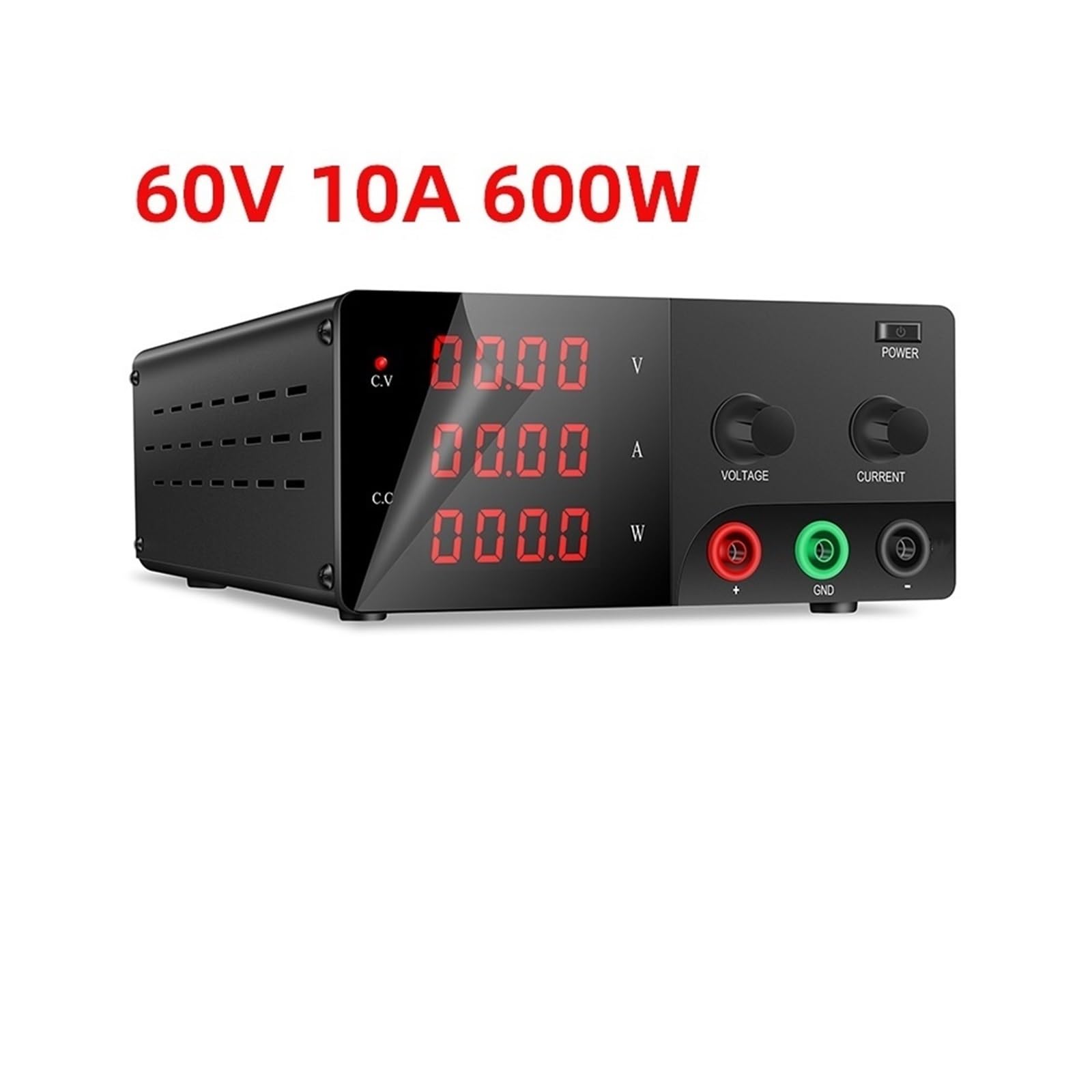 Fuente de alimentación CC 30V 30A 20A Fuente de alimentación CC 60V 10A Fuente de alimentación estabilizada Fuente de interruptor de banco regulada Digital Variable ajustable(30V 20A black,220V)