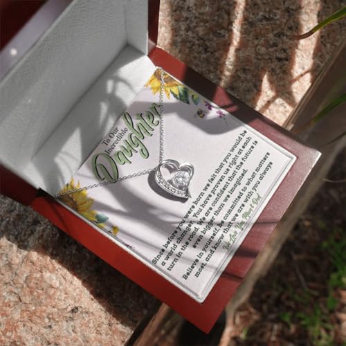 Mom's Gift: Daughter Necklaces With Light Box - Birthday & Christmas Idea3