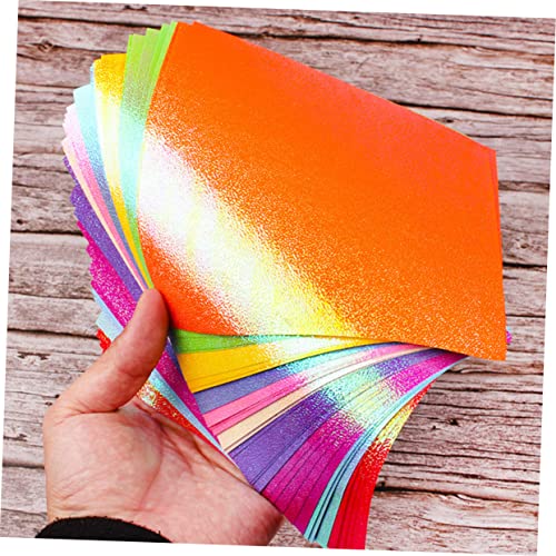 TEHAUX 50 Pçs Papel De Construção Para Kits De Oragami Para Papel De Embrulho Papel De Origami Para