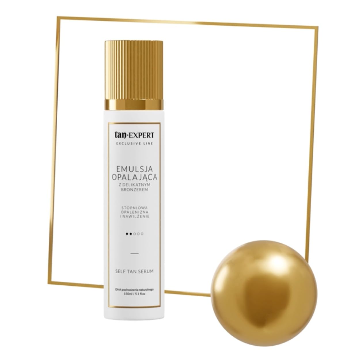 Self Tan Serum 150 ml emulsja samoopalacza do twarzy i ciała, naturalna opalenizna