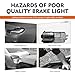 Bawkars 10 PCS 3157 Bulb, Turn Signal Bulb, Automotive Brake Tail Light Bulb Replacement, Universal 3157 Miniature Light for Cars, Trucks, SUVs (Amber)