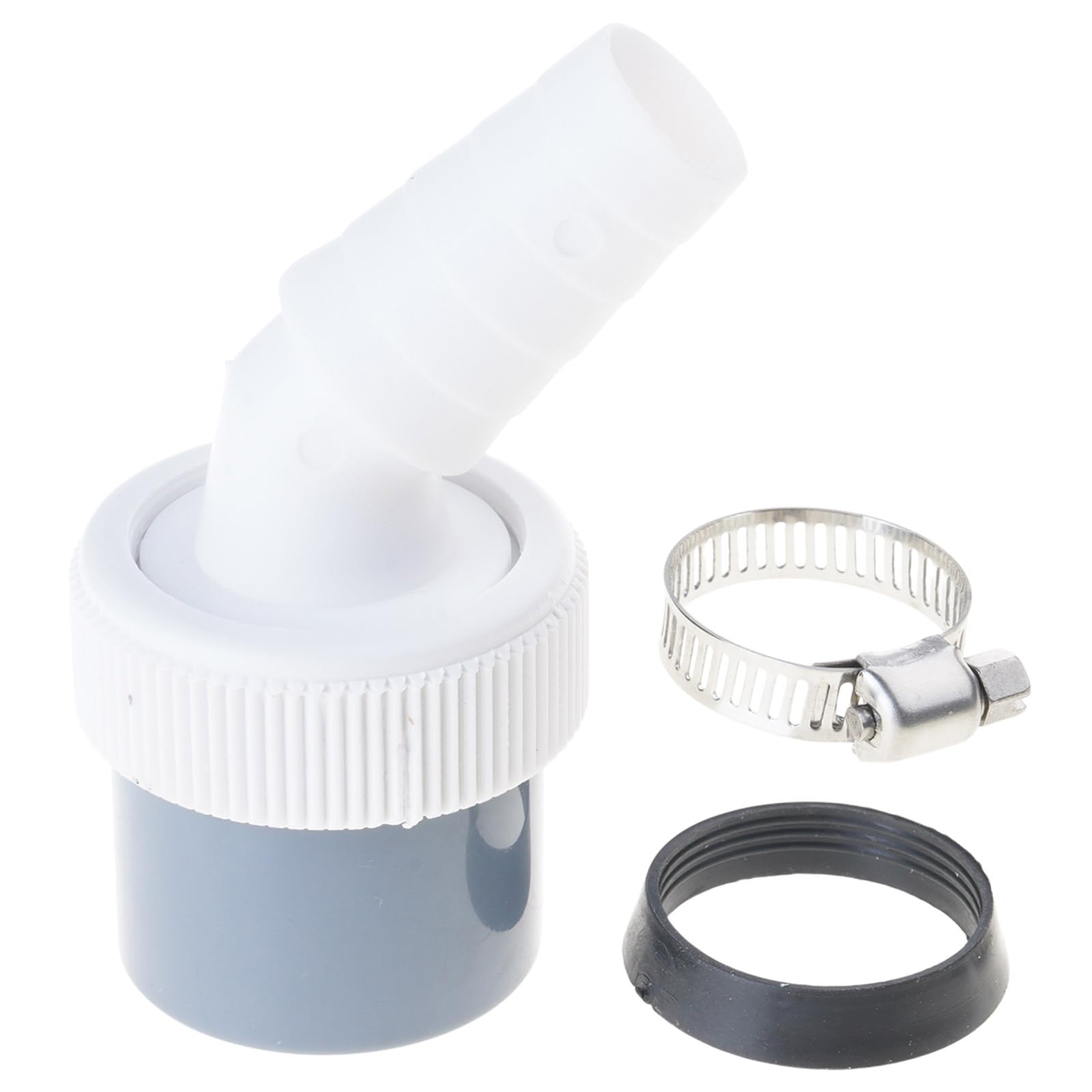 LiRRvb Appliance Drainage Connector Housing with Rustproof Clamps Suitable for Washers Dishwashers Flexible Inlet Dryer Drain Adapter