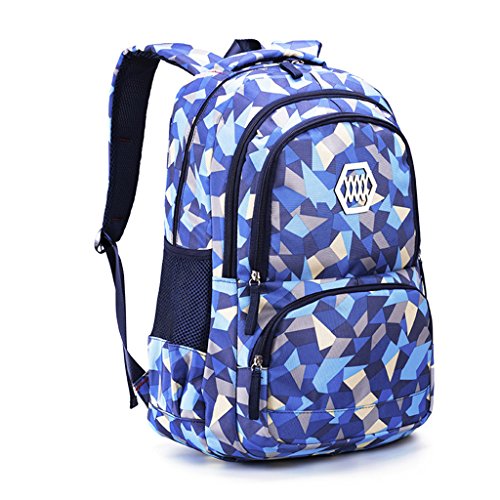 Sac a Dos Primaire garçon,Cartable Garcon Primaire Sac à Dos école Garcon Sac a Dos Enfants Fille,Sac a Dos Cartable Garcon Primaire Sac Ecole College - Bleu