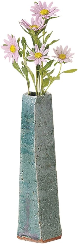 Yamashita Craft 13048530 Tokoname Ware Ishido Powdered Oval Vase, 5.1 inches (13 cm)