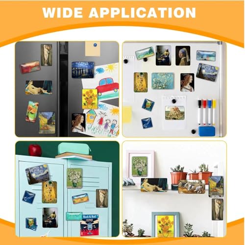 Imanes decorativos grandes para refrigerador, set de 6 miniatura 6