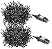 Produktbild Lunartec Terrassen-Lichterkette: 2er LED-Büschel-Lichterkette, 600 LEDs, 8 Modi, IP44, 6 m, warmweiß (Deko- und Party-LED-Lichterketten, LED-Lichtergirlanden, Weihnachtsbaumkerzen)