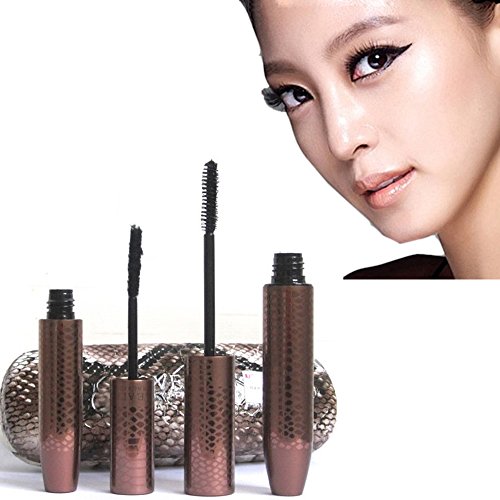 Lash Endless Extension Mascara With Gel & Natural Fibers, Waterproof False Eyelashes Mascara Curling Fiber lashes Cosmetics Eye Makeup, Elegant Case