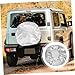 Cabilock Spare Tire Cover Protector with Windproof Hooks Fit for Rvs Cars Trailers Suvs Easy Installation Sleeve Keeps Tires Clean and Protected