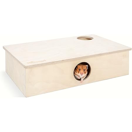 Niteangel Multi-Chamber Hamster House Maze - Multi-Room Hideouts & Tunnel Exploring Toys for Hamster Gerbils Mice Lemmings