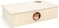Niteangel Labirinto de casa de hamster multicâmara: esconderijos de vários cômodos e brinquedos de exploração de túnel para hamster, ratos e outros roedores pequenos (6 cômodos)