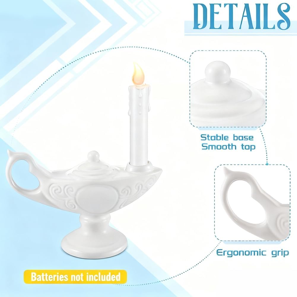 4Pcs Nurse Graduation Lamp, Flameless LED Candle with Ceramic Base, Memorial Light for Funeral, Vigil & Moment of Silence, Nurse Appreciation Gift (Batteries Not Included) (4)
