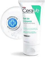 CeraVe, Gel de Limpeza Facial para pele oleosa, com Ácido Hialurônico e Niacinamida