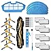 BSDY YQWRFEWYT Accesorios Repuestos para Robot Aspirador Cecotec Conga Excellence 990 1 Cepillo Principal, 8 filtros Hepa, 8 cepillos Laterales, 3 trapeadores de Tela