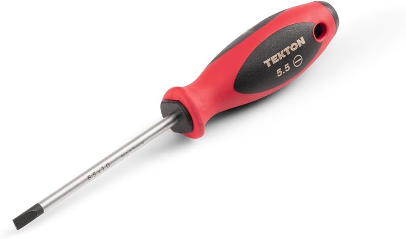 TEKTON 5.5 mm Slotted Screwdriver (4 in. Shank) | DWS01311