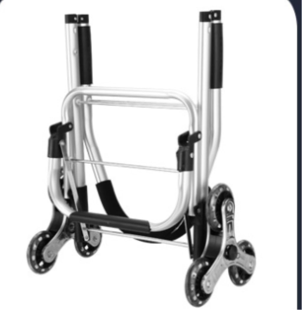Carrito de la Compra, Carrito de Compras Plegable, Ligero, con Bolsa Gran Capacidad(A)