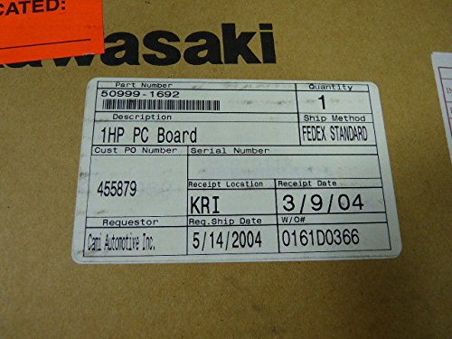 Kawasaki 50999-1692 PLC Board 1HP Assembly