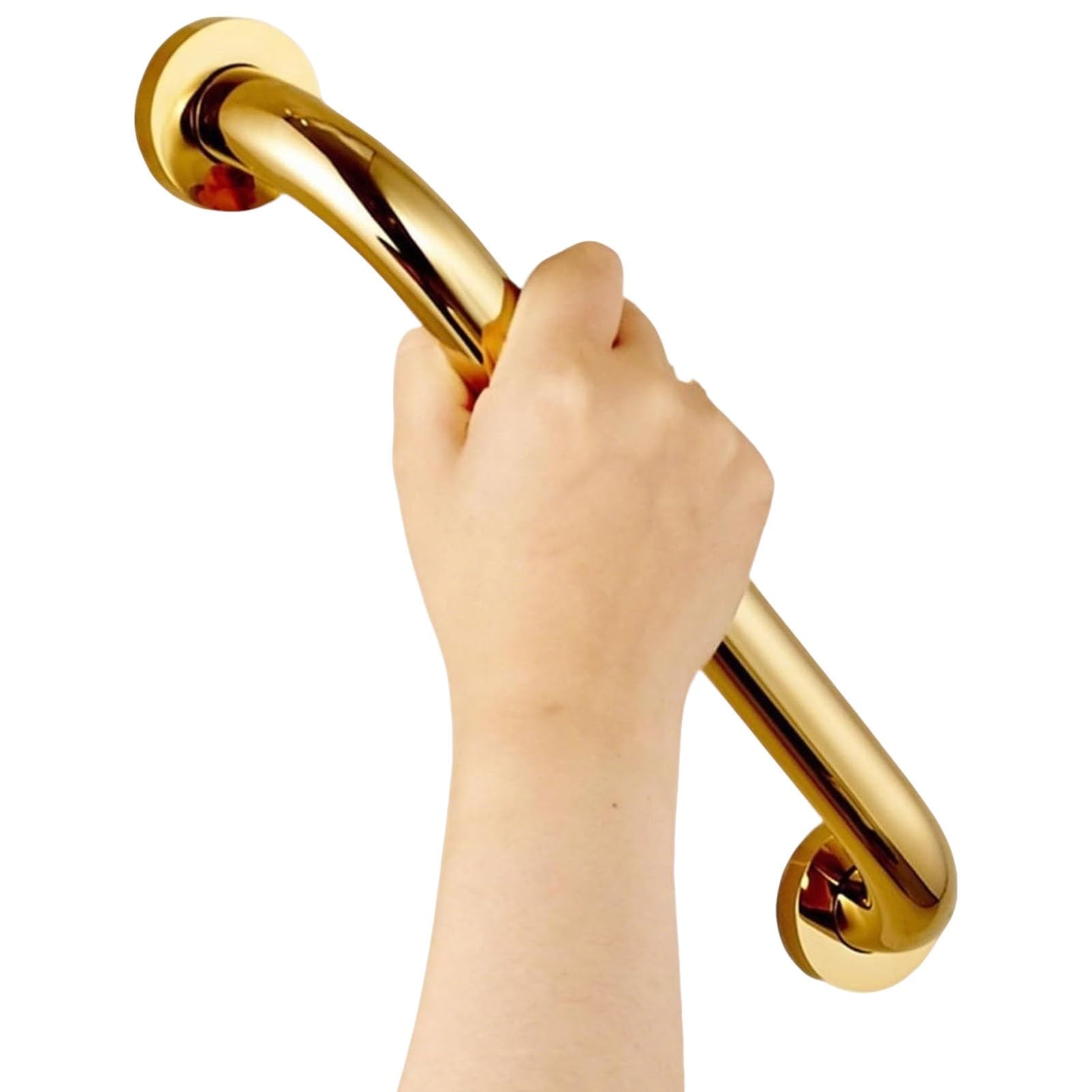 FKXSXAZ Grab Bar for Hotel Home, Shower Safety Non-Slip 1ft 2ft 4ft Support Rails Bathroom Bathtub Handrail, Polished Gold Stylish Wall Mounted Straight Handle(2.6ft/80cm)